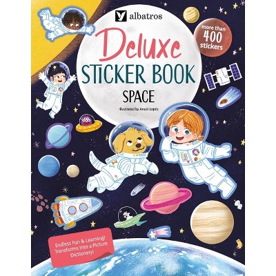 Deluxe Sticker Book: Space - (Deluxe Sticker Books) by  Lenka Svecova (Paperback)