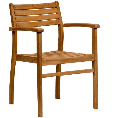 Amazonia Certified Teak 100 FSC Stackable Armchairs