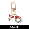 Unique Bargains Christmas Keychain Lobster Clasp Keychain Zinc Alloy 2.24" 1 Pc - 2 of 3