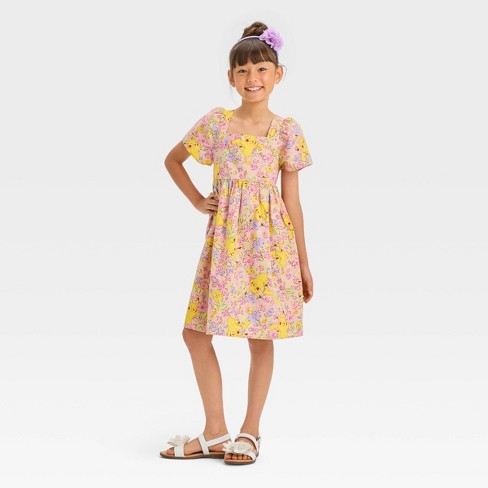 Little girl hot sale dresses target