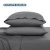 4 Piece Bed Sheet Set with Envelope Pillowcases - Ultra Soft - Bare Home - 4 of 4