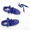 Elerevyo Women's Satin Flat Ribbon Shoelaces Sneakers Canvas Shoestrings 2 Pairs - 4 of 4