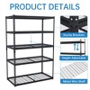 5 Tier Garage Storage Shelving, Adjustable Metal Storage Shelf Unit, Easy Assemble Garage Storage Shelving - 3 of 4