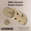 CUSHIONAIRE Benson Women’s Fisherman Clog – Suede Slip-On Sandal with Adjustable Buckle & Contoured Cork Footbed - 4 of 4