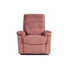 Velvet Manual Recliner with Pillow-Top Arms & Cushion Back - 2 of 4