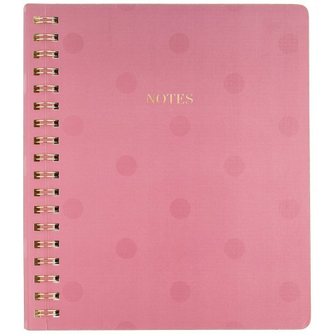 Sugar Paper Spiral Notebook, Pale Pink, 8.5 x 7, 50 Lined Pages, Pink Notebook, Single Subject Notebook