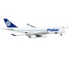 Boeing 747-400F Commercial Aircraft "Polar Air Cargo" White with Blue Tail 1/400 Diecast Model Airplane by GeminiJets - 2 of 3