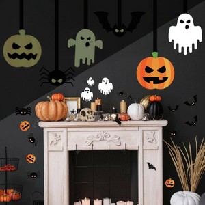 Halloween Glow in the Dark Peel and Stick Giant Wall Decal - RoomMates: Vinyl, Repositionable, Modern Decor - 1 of 3