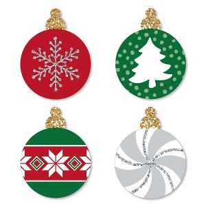 Big Dot of Happiness Ornaments - DIY Shaped Holiday and Christmas Party Cut-Outs - 24 Count - 1 of 4
