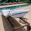 Arkwright Las Rayas Chaise Lounge Cover - (Pack of 2) 100% Cotton Terry Towel with Fitted Pocket, 30x85 - 3 of 4