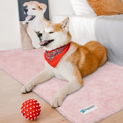 Small Baby Pink Sherpa Fleece Pet Blanket