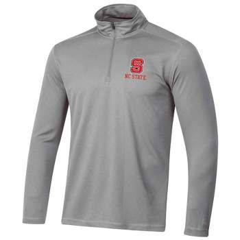 NCAA NC State Wolfpack Men's Gray 1/4 Zip Sweatshirt