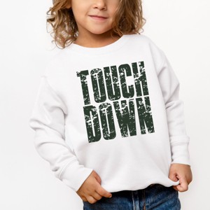 Touch Down Block Distressed - Toddler Graphic Sweatshirt - 1 of 4
