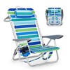 Backpack Beach Chair for Adults, Lightweight Portable Lay Flat Folding Beach Chair - 2 of 4