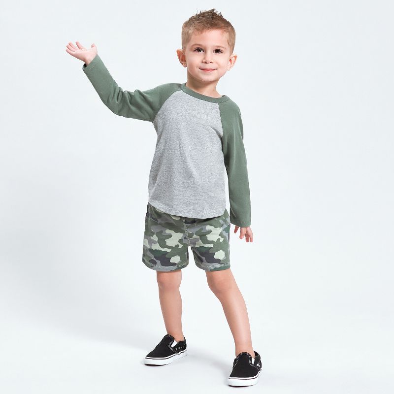 Gerber Baby and Toddler Boys' Pull-On Knit Shorts- 3-Pack, 3 of 10