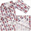 Mens Floral Dress Shirts Long Sleeve Casual Flower Printed Button Down Shirt - 4 of 4