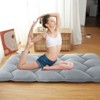 Solid Floor Mattress Japanese Futon Mattress Indoor Living Room Furniture, Adults Floor Sleeping Bed Mattress Roll Up Mat - 2 of 4