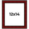 PosterPalooza | Weathered Red Picture Frame - UV Acrylic, Foam Board Backing, Hanging Hardware - 2 of 4