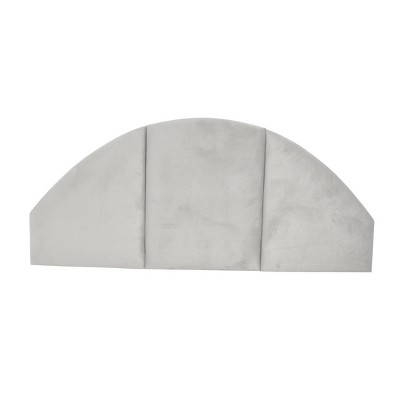 Storied Home NoSom Upholstered Velvet Sound Reducing Panel Arched Headboard