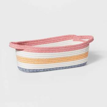 Striped Coiled Rope Kids' Storage Bin - Pillowfort™