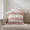 18"x18" Cosmo Square Throw Pillow - Crescent & Starlight - 2 of 4