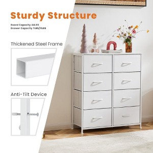CAVINAS Fabric Dresser,Multifunctional Dressers Organizer with Drawers,Closet Organizer for Bedroom,Nursery,Entryway - 1 of 4