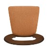 Sapphtopaz Modern Contemporary Dining Chairs Set of 2, Side Accent Chairs Kitchen Chairs with Rubberwood Frame, Open-Back for Dining Room, Kitchen - 2 of 4
