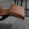 NicBex Manual Recliner Chair with Faux Leather Swivel Chair with 360 Degree with Padded Armrest for Living Room, Reading Room - 4 of 4