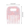 Unique Bargains Durable Vintage Acetate Comb For Curly Hair Pink 1 Pc - 2 of 4