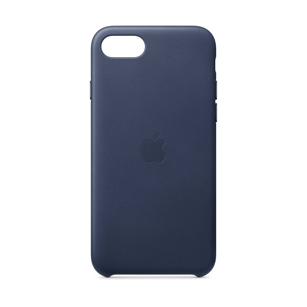 UPC 190199610552 product image for Apple iPhone SE Leather Case - Midnight Blue | upcitemdb.com