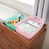 ECR4Kids Bendi-Bins with Handles, Flexible Plastic Storage, 13in x 10in, 6-Piece - 4 of 4
