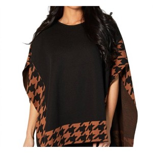 Women's Houndstooth Pullover - Angel Apparel - 1 of 3