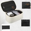 Unique Bargains PU Leather Makeup Bag with Mirror 1 Pc - 3 of 4