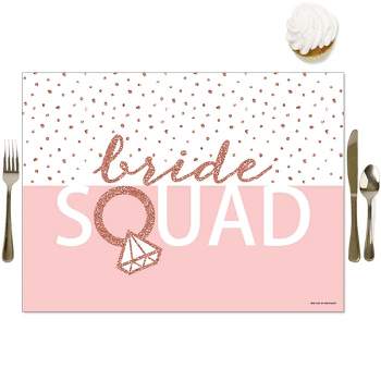 Big Dot of Happiness Bride Squad - Rose Gold Bridal Shower or Bachelorette  Party Centerpiece Sticks - Table Toppers - Set of 15