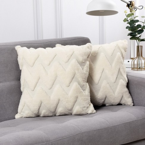 Trinity Geometric Pattern Wave Decorative Throw Pillow Covers 18