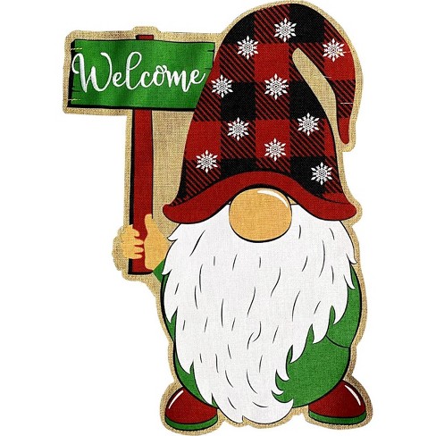 Briarwood Lane House Flag 40x28 For Outdoor Holiday Gnome Burlap Christmas House Flag Flag For Christmas House Flag - image 1 of 4