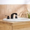 BWE 8 in. Waterfall Widespread 2-Handle Bathroom Faucet With Pop-up Drain Assembly in Spot Resist - 2 of 4