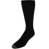 Gold Toe Men's Cotton Moisture Control Canterbury Crew Dress Socks (3 Pair Pack) - 3 of 4