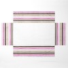 Bacati - Mod Dots/Strps Pink Crib or Toddler Bed Skirt - 3 of 4
