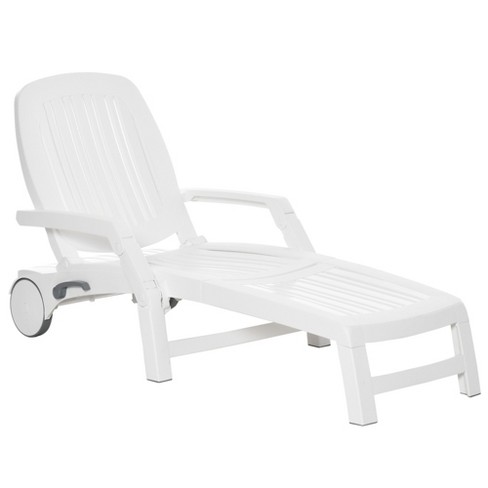 Plastic chaise store lounge folding