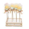 Transpac Foam 11.5 in. Multicolor Easter Hatching Chick Picks In Display Set of 12 - 3 of 4