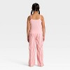 Girls' 2pc The Grinch Cindy Lou Who Christmas Tank and Pants Pajama Set - Pink - 2 of 4