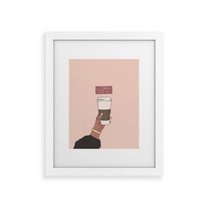 Deny Designs Cortney Herron Coffee Time Framed Art Print - 1 of 4