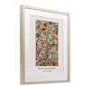Stupell Industries William Morris Red Dotted Flowers Framed Print Under Glass Art, Brown, 13" x 16" - 2 of 4