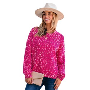 Women's Cozy Roundneck Speckled Knit Sweater - Cupshe - 1 of 4