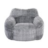 MAYEERTY Bean Bag Sofa Chair with Armrests - High-Density Foam, Lazy Comfy for Adults, Living Room/Bedroom Reading. - 4 of 4
