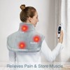 Electric Heating Pad for Neck, Shoulders, and Back ¨C Fast Heating Flannel Wrap with Adjustable Temperature, 22x19 Inch, Auto Shut-Off - 2 of 4
