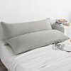2 Pack Brushed Microfiber Body Pillowcases, Super Soft Body Pillow Cover with Envelope Closure - NTBAY - 3 of 4