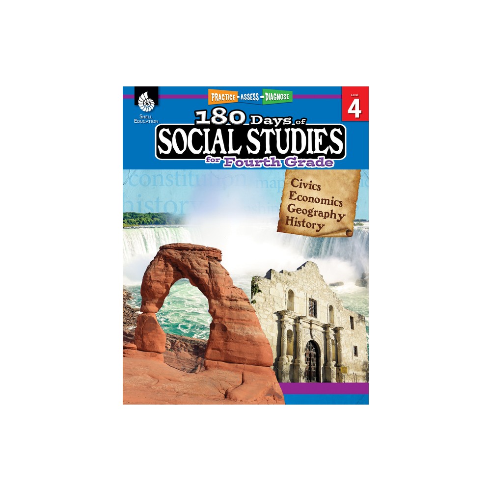180 Days(r) Social Studies for Fourth Grade - by Marla Tomlinson & Gita Wassmer & Margaret Williamson (Paperback)