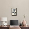 Art Remedy Delicate Blue Flower Minimalistic Botanical and Floral Art Prints Framed - 2 of 4